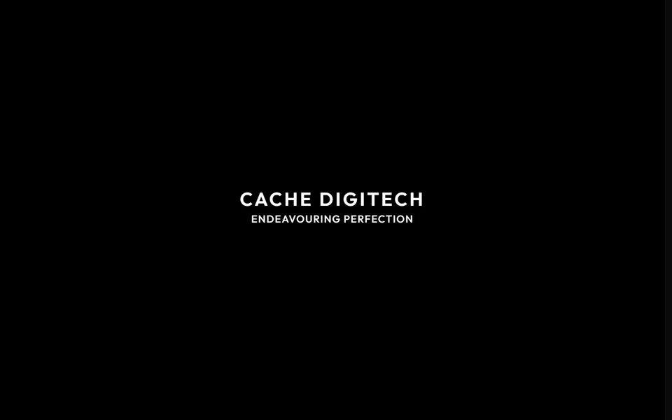Cache Digitech website homepage screenshot